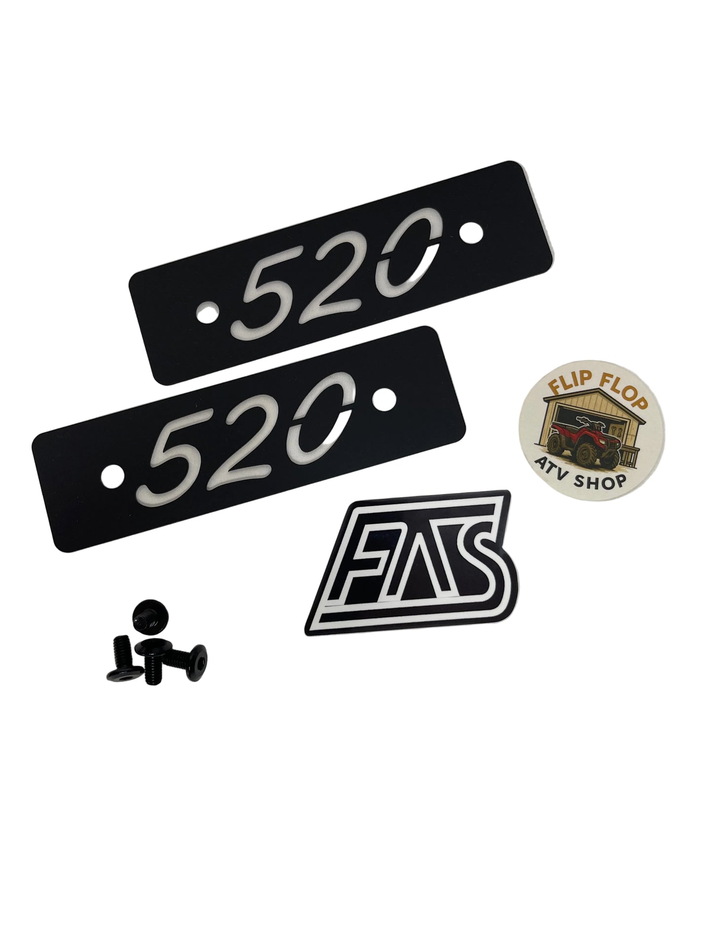 Honda 520 Footpeg Delete Plates