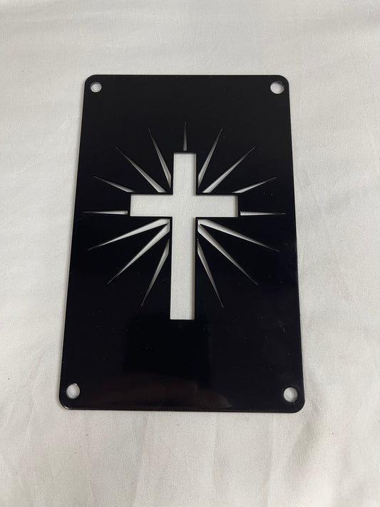 Honda ATV Cross Warning Label Delete plate