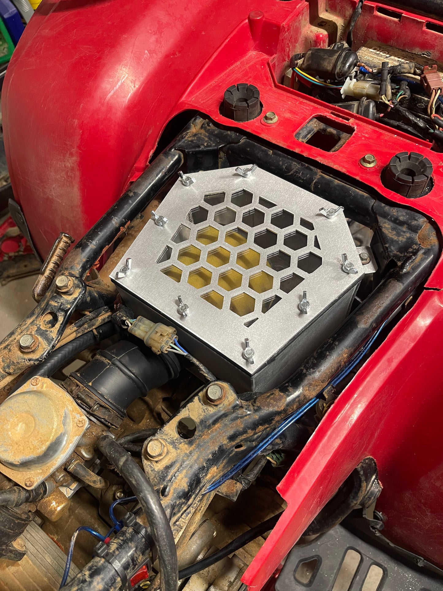 Honda TRX300 Aluminum Air Box