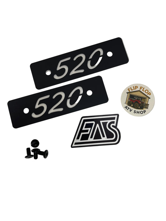 Honda 520 Footpeg Delete Plates