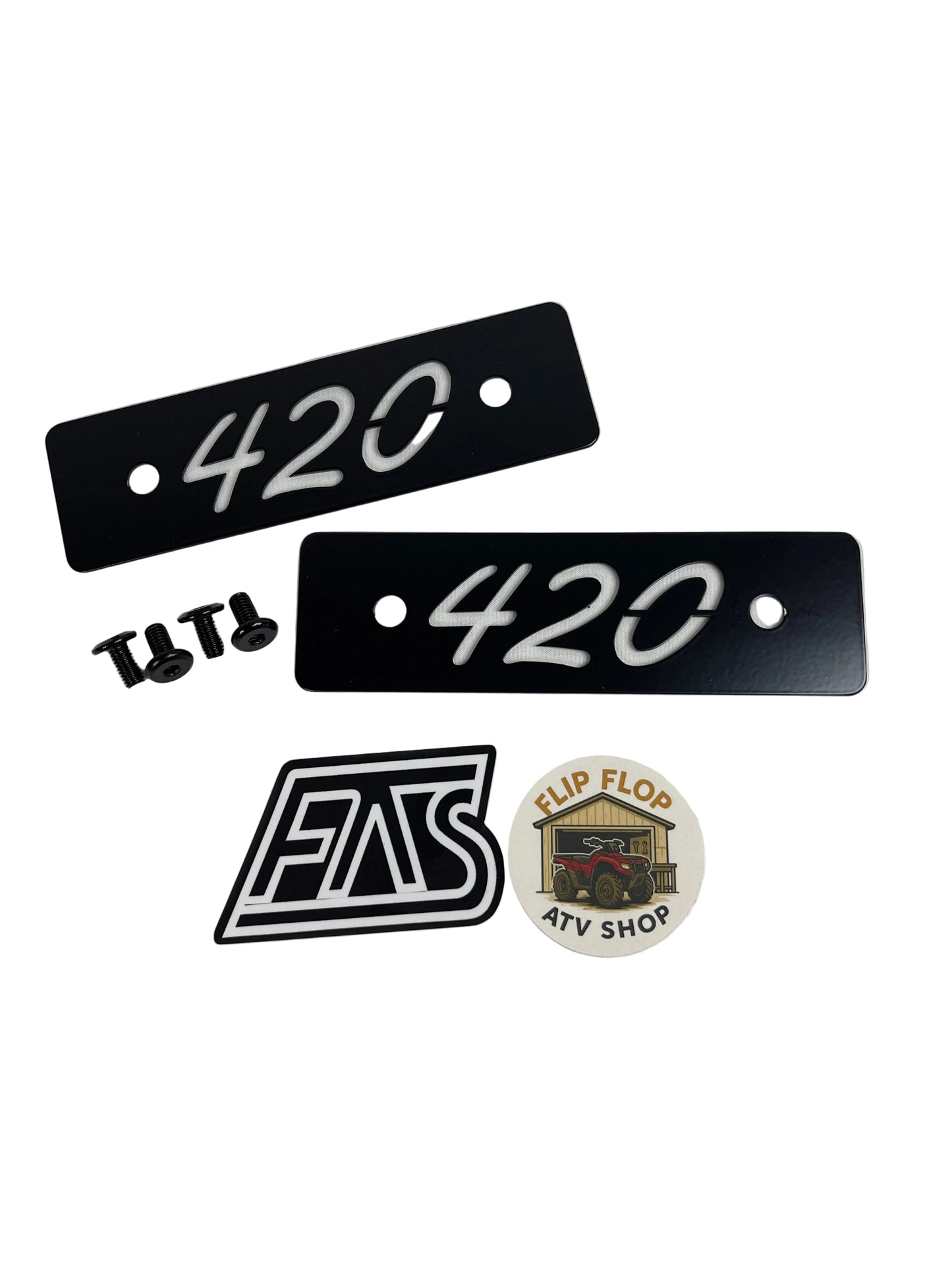 Honda 420 Footpeg Delete Plates