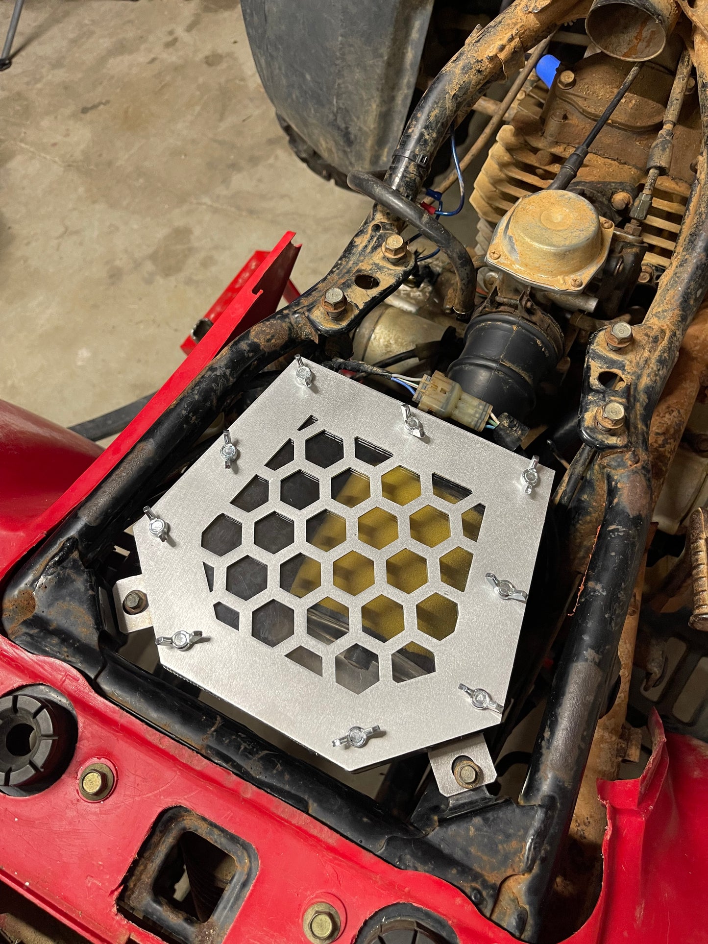 Honda TRX300 Aluminum Air Box